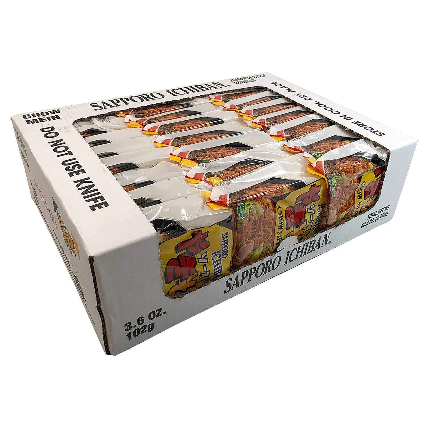 Yakisoba, No.1 Tasting Instant Japanese Fried Noodles, Delicious Chow Mein (3.6 Oz. x 24 packs) | 24 Pack Case