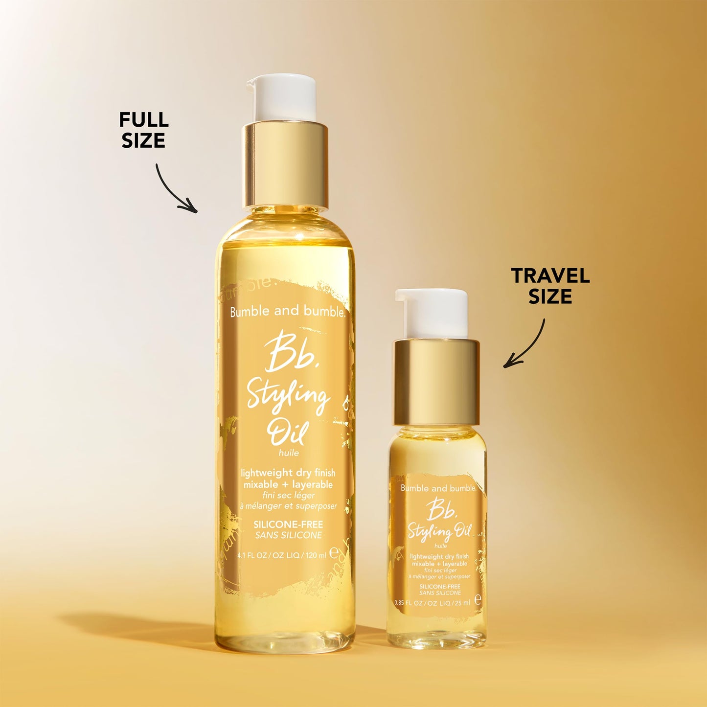 Bumble and bumble. Styling Oil | Lightweight, Dry Finish, Silicone-Free | Heat Protectant | Split End Prevention + Anti-Frizz | For All Hair Types