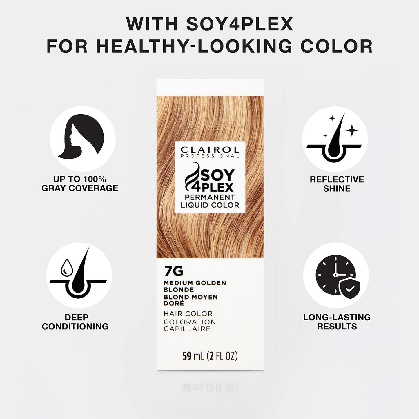 Clairol Professional Permanent Liquicolor for Very Light Blonde/Ultra Light Bkonde Hair Color with 100% Gray Coverage | Packaging May Vary