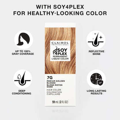 Clairol Professional Permanent Liquicolor for Very Light Blonde/Ultra Light Bkonde Hair Color with 100% Gray Coverage | Packaging May Vary