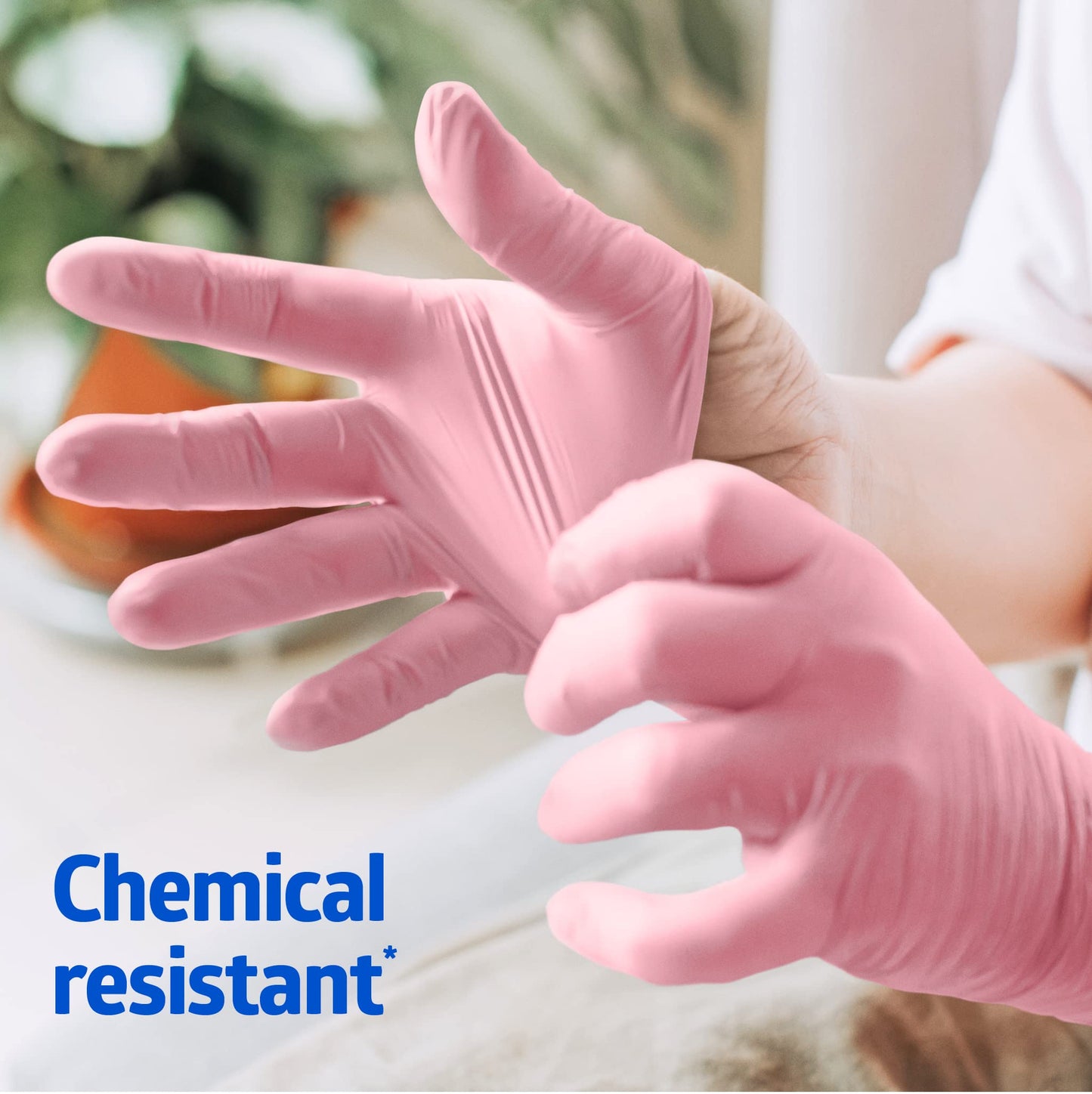 Medline Generation Pink Sense Nitrile Exam Gloves