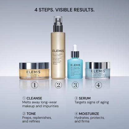 ELEMIS Pro-Collagen Toning Mist, Hydrating PHA Facial Mist to Refine Pores & Smooth Skin