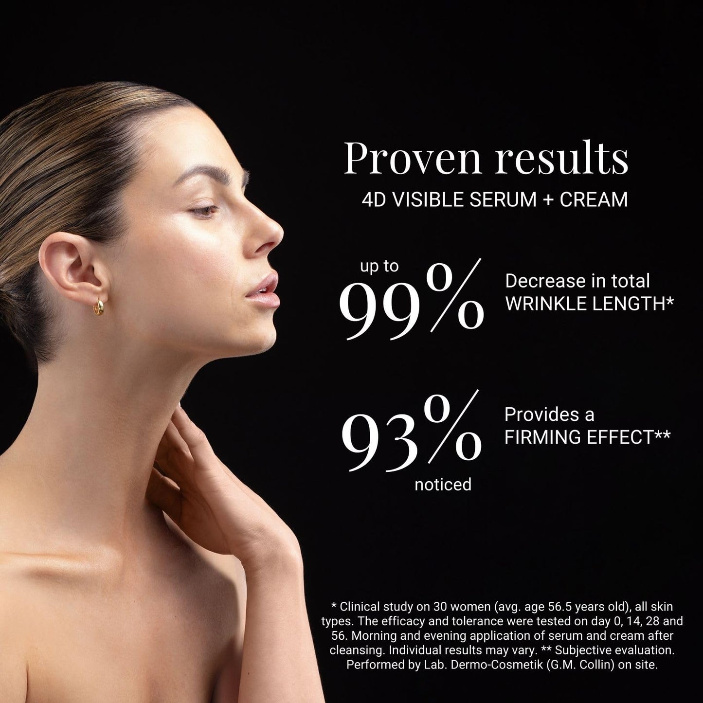 G.M. COLLIN 4D Visible Lifting Serum | Anti-Aging Facial Serum with Peptides | Helps Visibly Lift and Smooth the Look of Fine Lines and Wrinkles