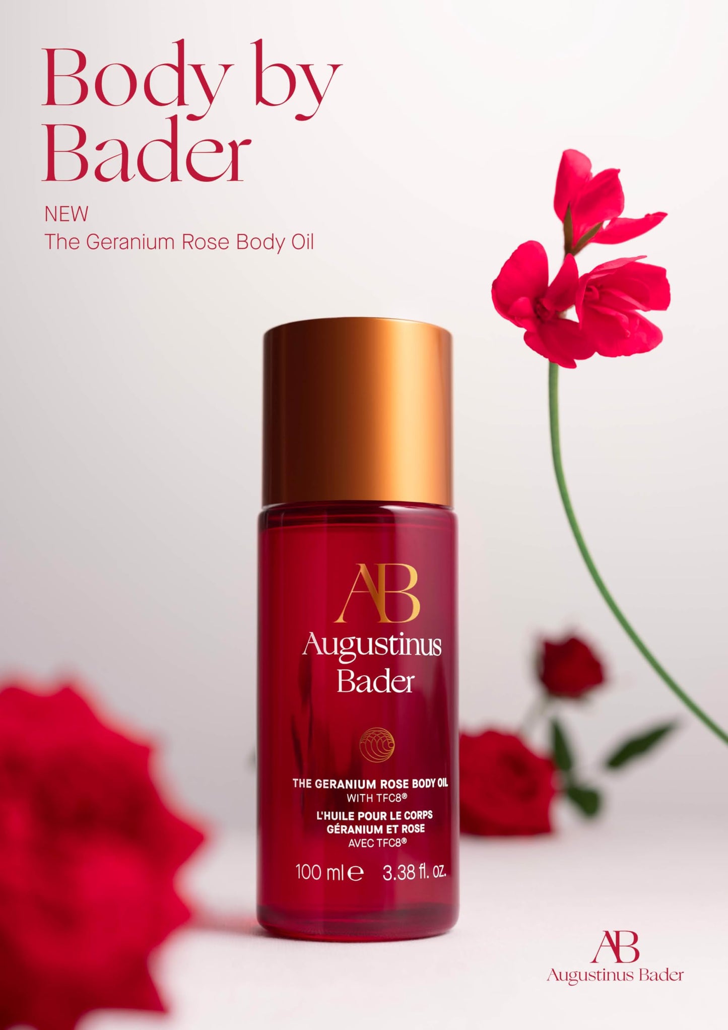 Augustinus Bader The Body Oil – Luxury Hydrating & Nourishing Body Oil – Smooths, Softens & Restores Dry Skin – Lightweight, Fast-Absorbing Formula – Fragrance-Free, Vegan