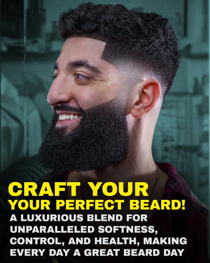 Level 3 Beard Balm - Leave-In Conditioner and Softener for Men - Deep Massage Care
