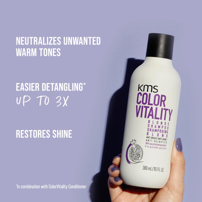KMS COLORVITALITY Blonde Illuminating Purple Conditioner
