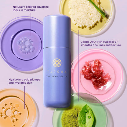 Tatcha The Dewy Serum | Hydrating Serum for Smoother, Plumper & Dewy Skin | 30 ml / 1 oz