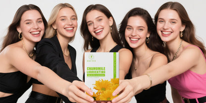 Vaginal Chamomile Moisturizer | Long-Lasting Dryness & Discomfort Relief | Intimate Moisturizing Feminine Lube | 10 Pre-Filled Disposable Massage Gels