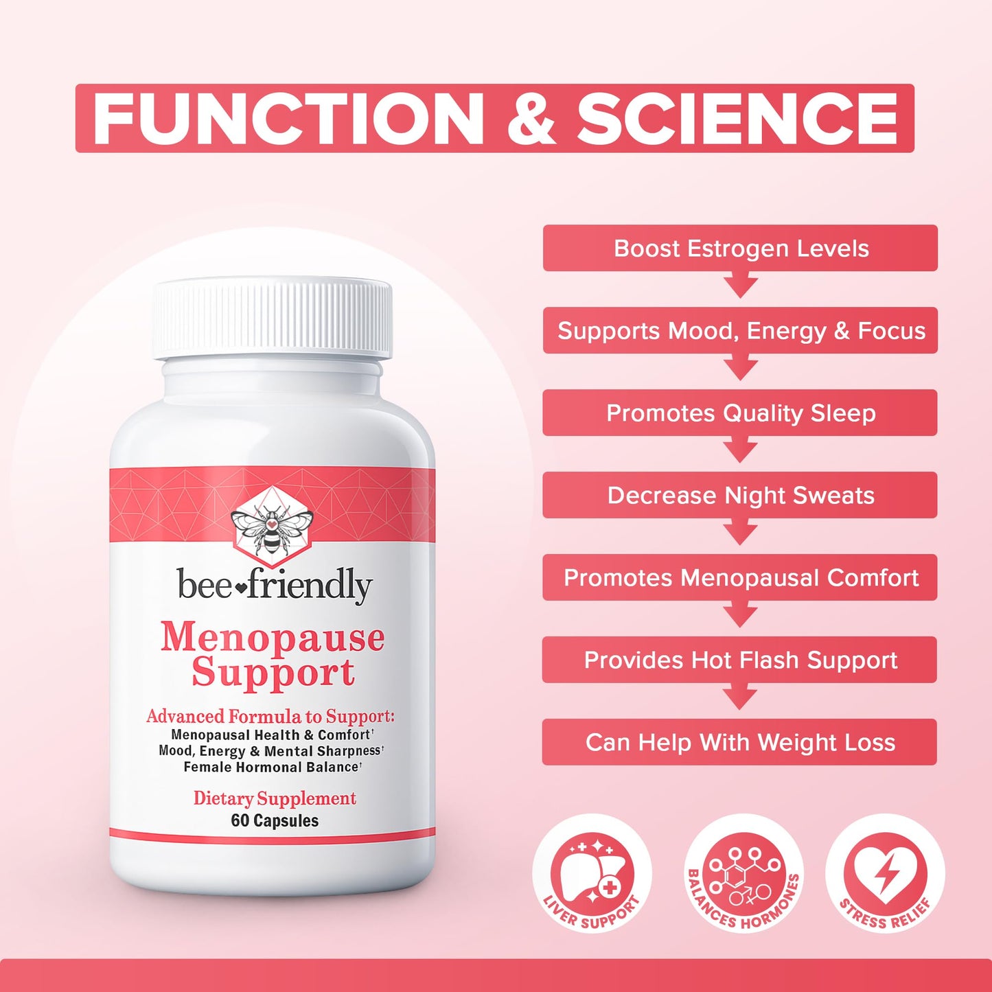 BeeFriendly™ Vaginal Moisturizer + Menopause Support Supplement | Complete Midlife Comfort Bundle