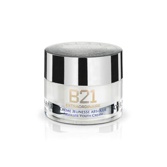 B21 Extraordinaire Absolute Youth Cream, Anti-Aging Cream, Exclusive Youth Reset Complex, 21 Amino Acids from Pale Iris Stem Cells, Active Defense Complex, 50ml, 1.7oz