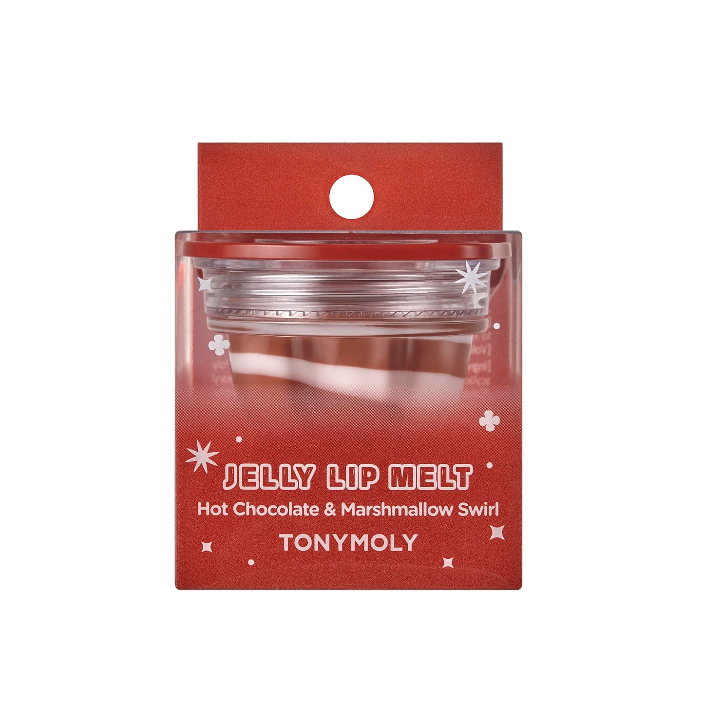 TONYMOLY Hot Chocolate & Marshmallow Swirl Jelly Lip Melt – Hydrating & Nourishing Lip Balm with Subtle Brown Tint, Non-Sticky Glossy Finish, Limited Edition Korean Lip Care for Soft, Smooth Lips