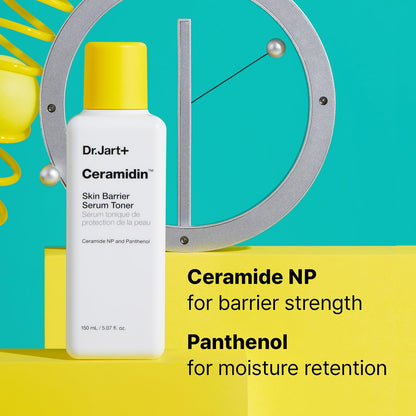 Dr.Jart+ Ceramidin Skin Barrier Repair Korean Face Serum Toner with Ceramides | Milky Toner | Korean Skin Care, 5.07 Fl Oz