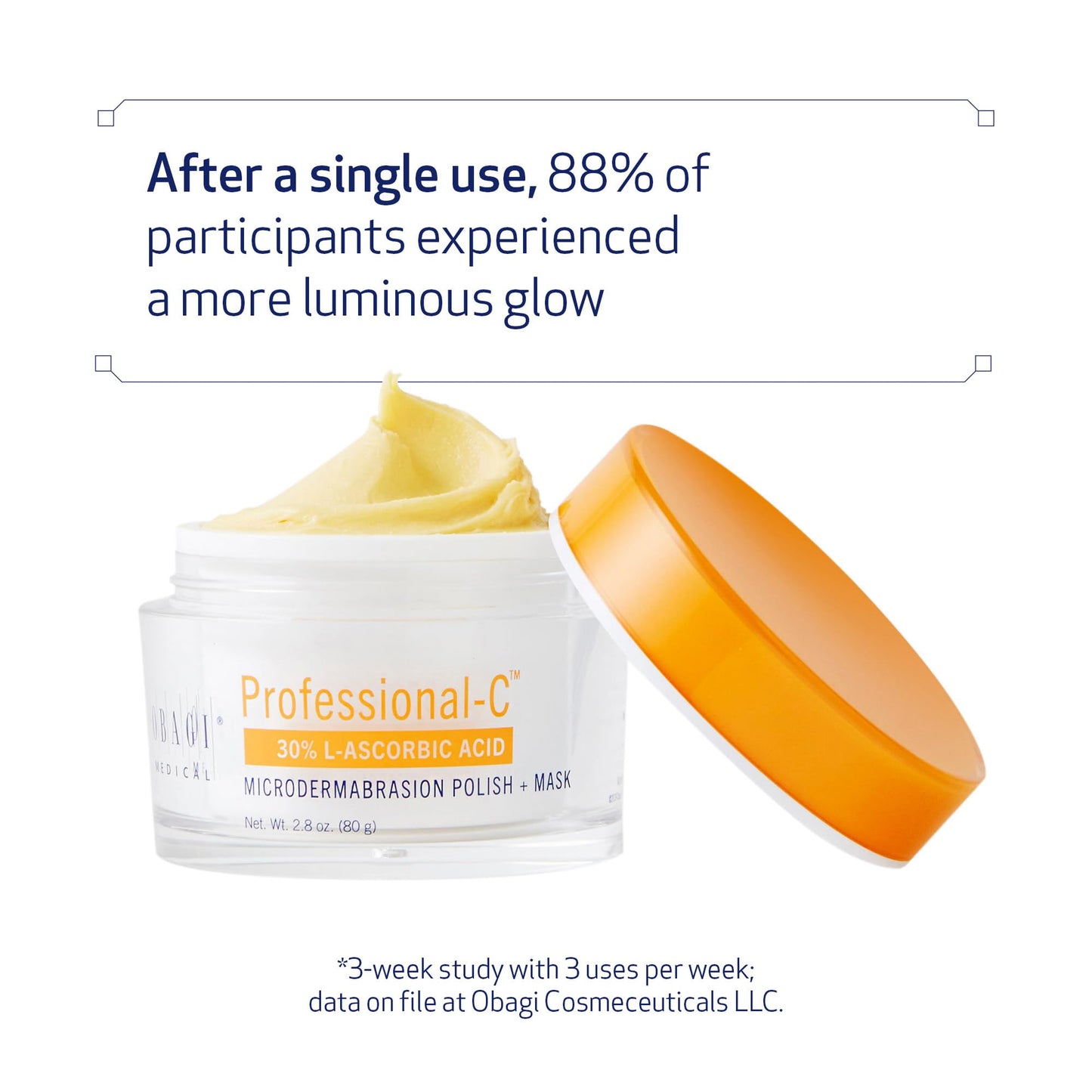 Obagi Professional-C Microdermabrasion Polish + Mask – Dual Action Vitamin C Face Mask that Exfoliates & Promotes Healthy Looking Skin – 2.8 oz