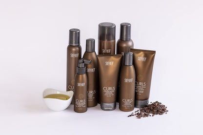 Surface Hair Curls Finishing Spray With Babassu Oil For hold, Definition, Shine And Thermal And Humidity Protection