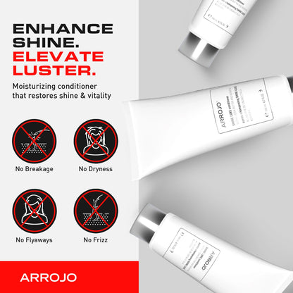 ARROJO Shine Luxe Hair Conditioner – Paraben & Sulfate Free Conditioner for Hair Shine – Moisturizing Conditioner to Add Luster & Vitality - Keratin Conditioner for Men & Women