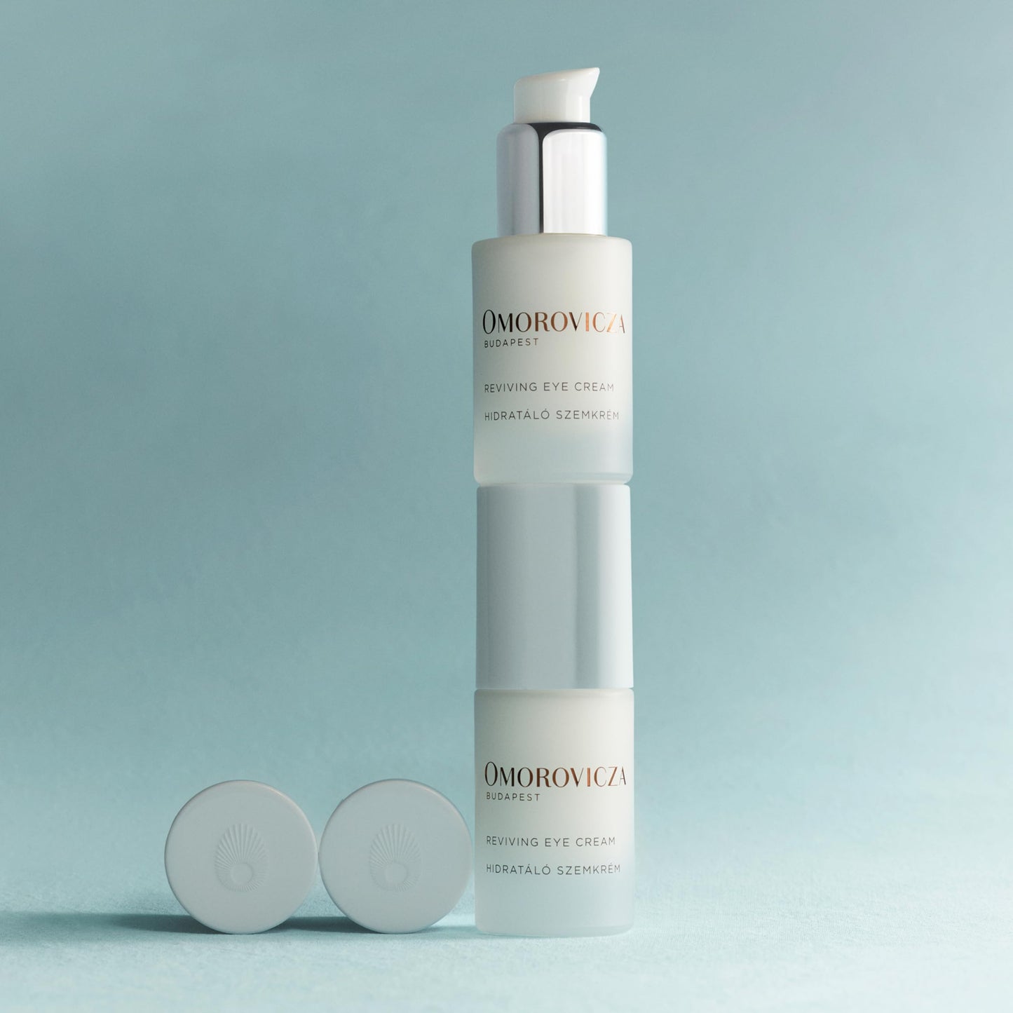 Omorovicza Reviving Eye Cream (0.51 oz), Under Eye Brightener Cream with Arnica, Alfalfa Extract & Hazelnut Peptide, Under Eye Cream to Brighten Dark Circles, Reduce Puffiness & Smooth Fine Lines