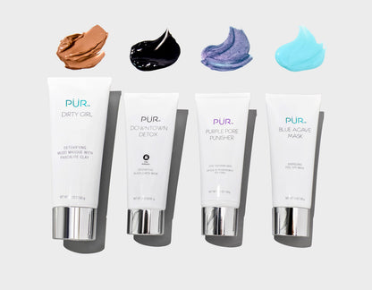 PÜR MINERALS Dirty Girl Detoxifying Mudd Masque with Pascalite Clay, Exfoliates Skin, Improves Skin Texture, Cruelty, Paraben & Gluten Free