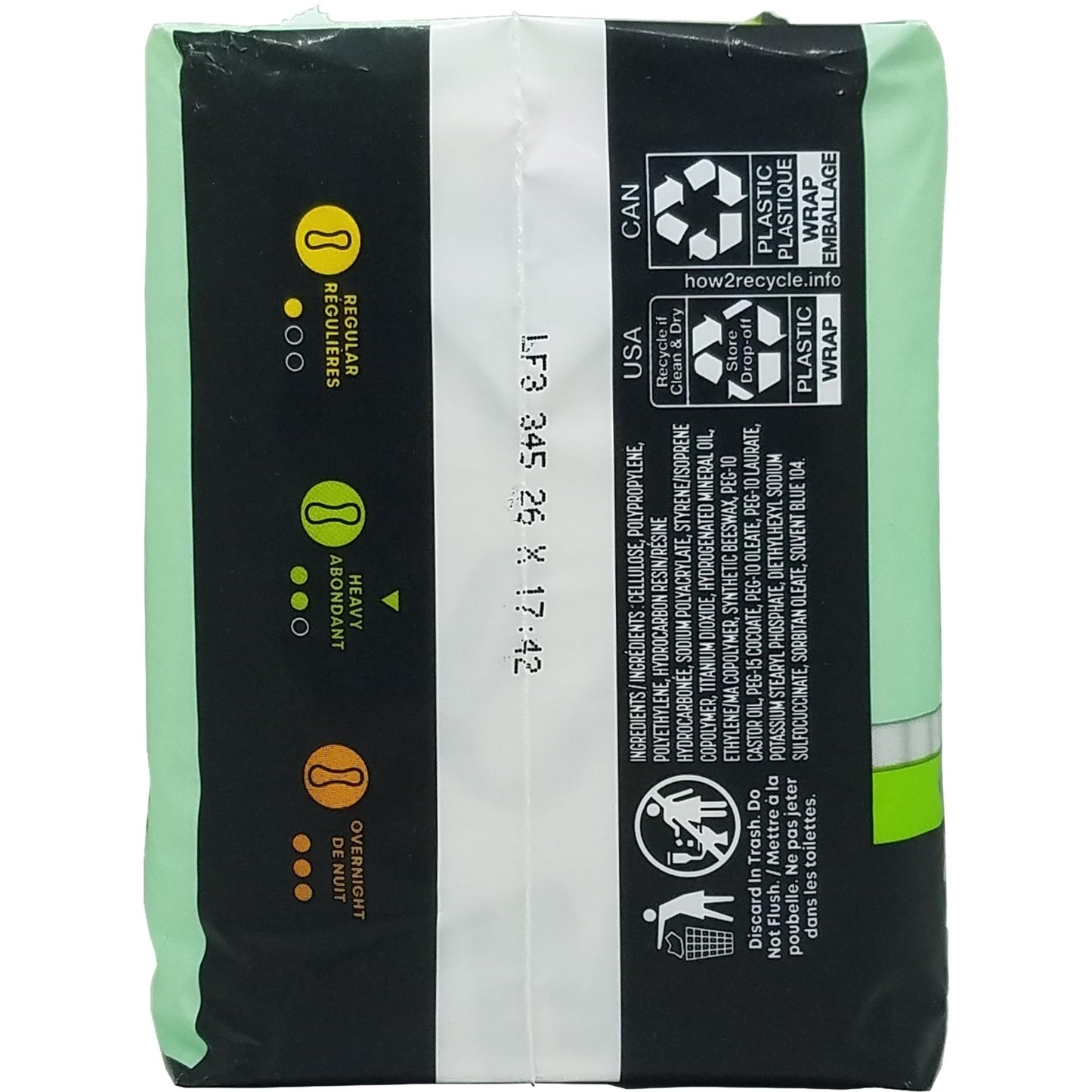 Kotex Security Ultra Thin Pads Long 20 Each