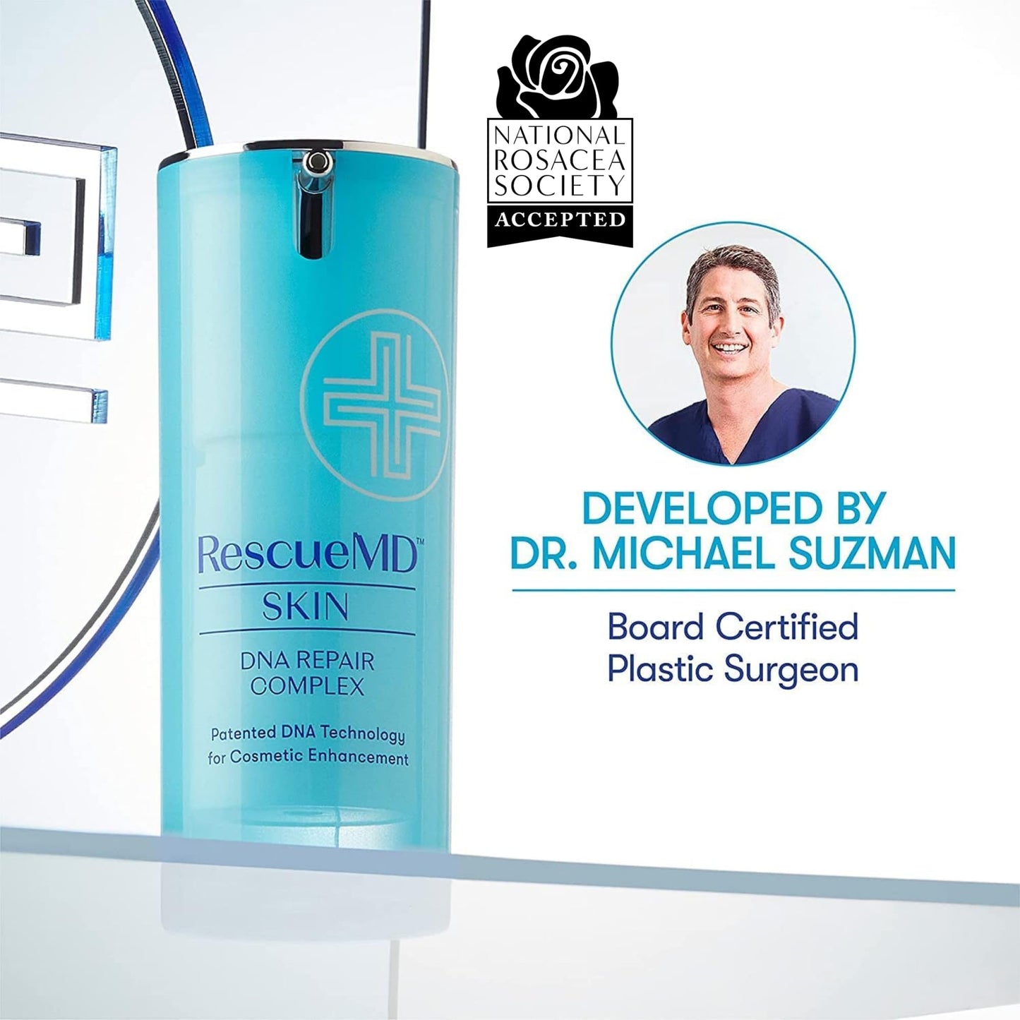 RescueMD DNA Repair Complex PRO Scar Treatment Serum, Post-Procedure and Skin Damage Solution, 120ml