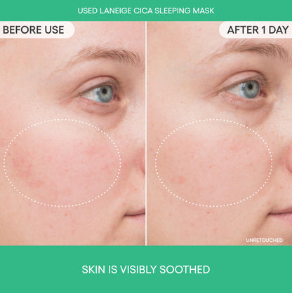LANEIGE Cica Sleeping Mask: Korean Sensitive Skin Sleeping Mask for Soothing Hydration & Barrier Repair