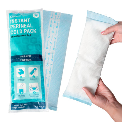 ICEWRAPS Instant Postpartum Cold Pads for Women After Birth – Ice Packs for Postpartum Care, Easy to Activate (Squeeze to Use) Stays Cold up to 20 Min, 12 Pack, Disposable Pads – FSA-HSA Eligible