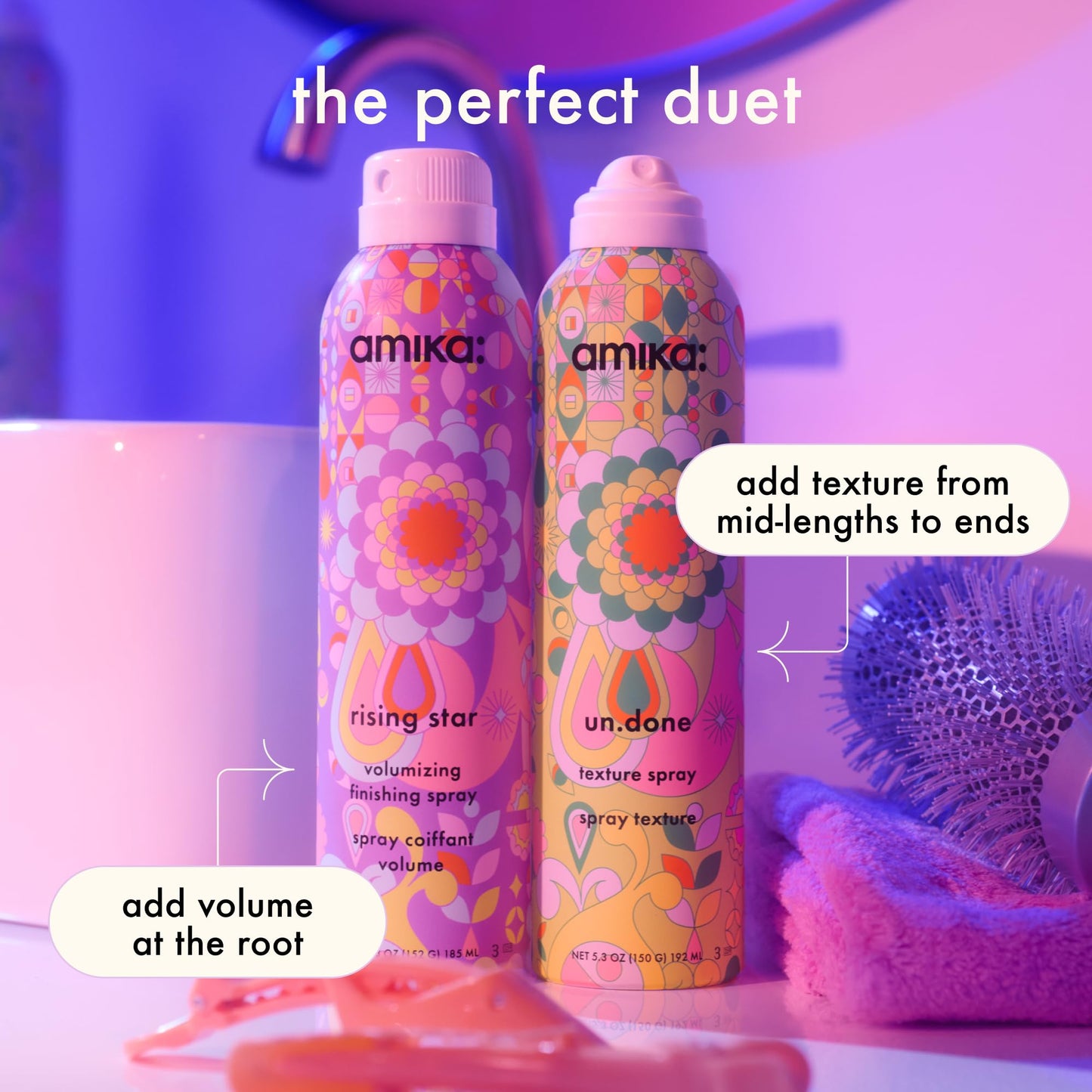 amika un.done volume & matte texture spray