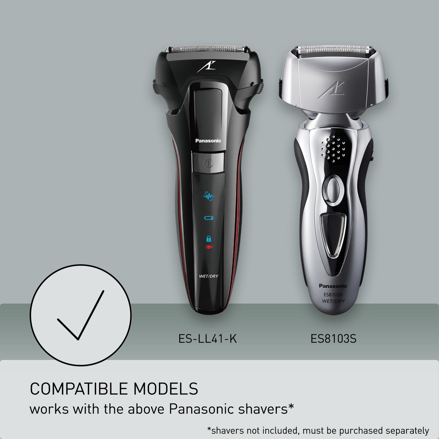 Panasonic Shaver Replacement Outer Foil WES9087PC, Compatible with ARC3 3-Blade Shavers ES-LL41-K, ES8103S