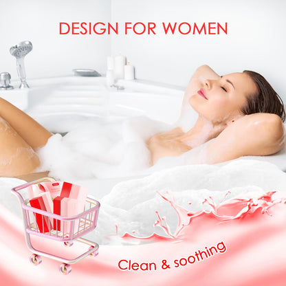 Yoni Soap Bars & Natural Yoni Oil Set, Natural Yoni Wash for Women Feminine Wash Deodorants pH Balance, Eliminates Odor, Strawberry Feminine Oil 30ml/1 oz, 2pcs 3.53 oz Bath Soap