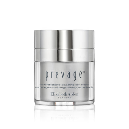 Elizabeth Arden PREVAGE Multi-Restorative Sculpting Soft Cream Firming Face Moisturizer with Idebenone, Carnosine and GraviLift Technology, 1.7 oz