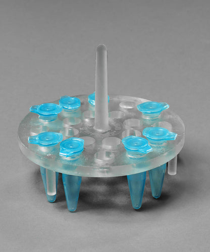 SP Bel-Art ProCulture Round Microcentrifuge Floating Bubble Rack; For 1.5ml Tubes, 20 Places, Fits in 1000ml Beakers (F18875-1000) Made in USA
