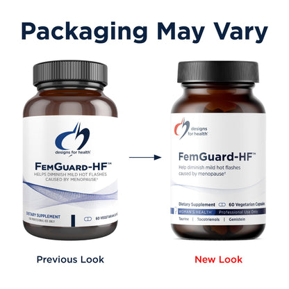 Designs for Health FemGuard-HF - Help Diminish Mild Menopause Hot Flashes - Peri & Menopause Supplements for Women to Support Healthy Aging, Hormonal Balance & Bone Health (60 Capsules)