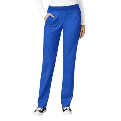 WonderWink Women's PRO Knit Waist Cargo Pant, Royal, 2X