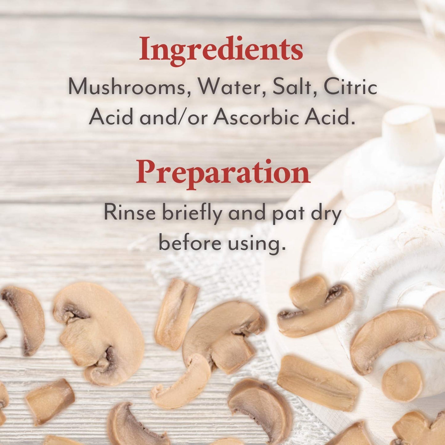 Roland Foods Button Mushrooms Pieces and Stems, Specialty Imported Food, 16 Ounce Can, Pack of 4