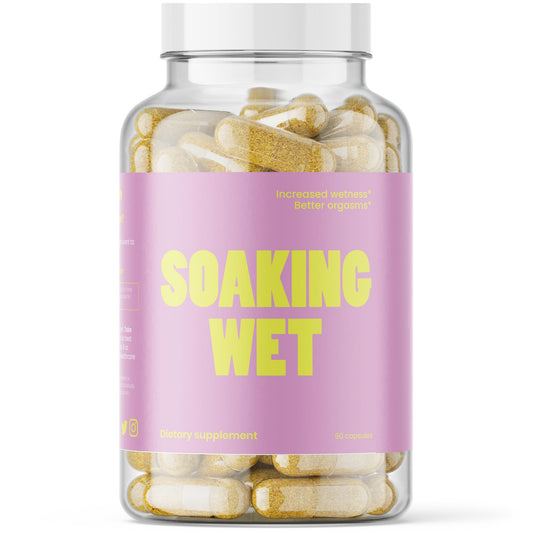 Vitaliboost Soaking Wet - Probiotic for Total Vaginal Health & Increased Wetness - 90 Capsules (1 Month Supply)