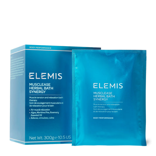 ELEMIS Musclease Herbal Bath Synergy 10 Pack, Muscle Relief Therapy Soak To Ease Tension & Promote Recovery