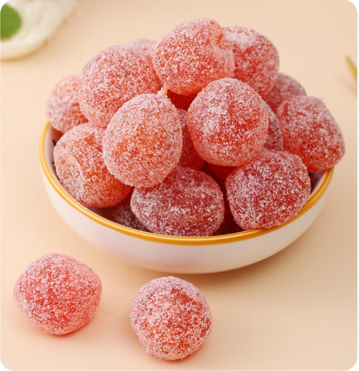 Tianshan Snow Orange Dry 7.05oz/200g, Rock Sugar Kumquat Candied Fruit, Chinese Traditional Snacks Cantonese Style Preserved Fruits(2can)