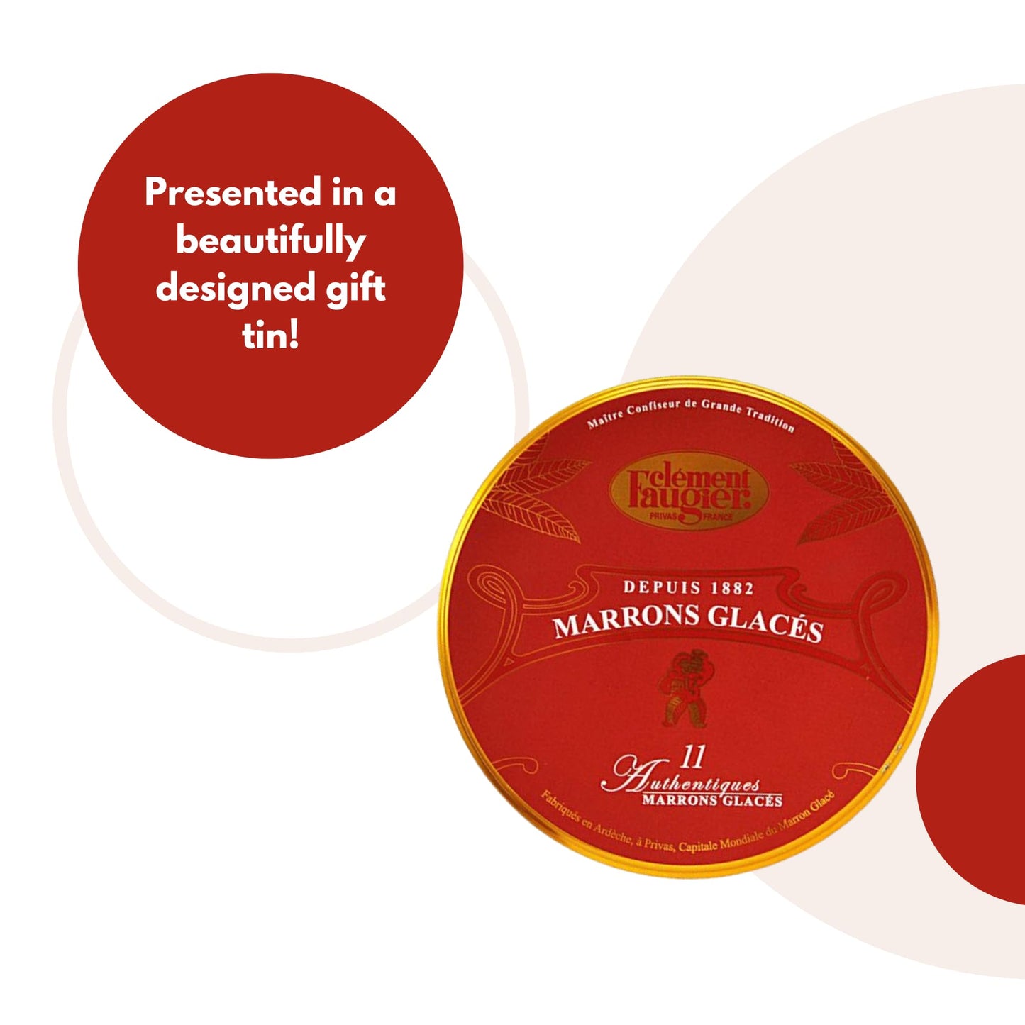 Marrons Glaces - Candied Chestnuts, 9.17 oz.