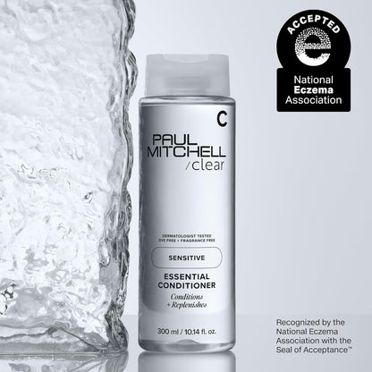 Paul Mitchell Clear Essential Conditioner, Fragrance Free, For Sensitive Scalp + Skin