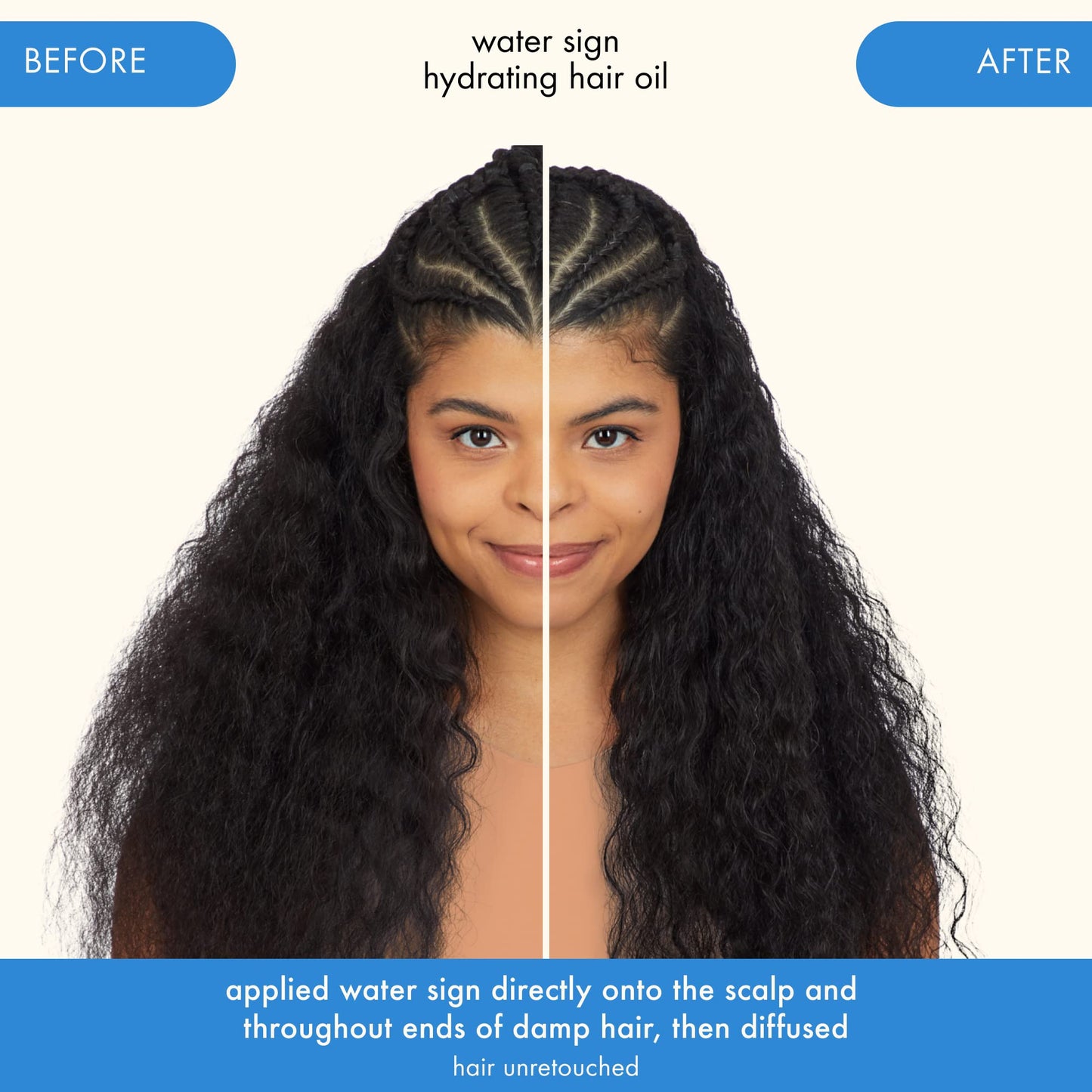 amika. water sign hydrating hair oil with hyaluronic acid