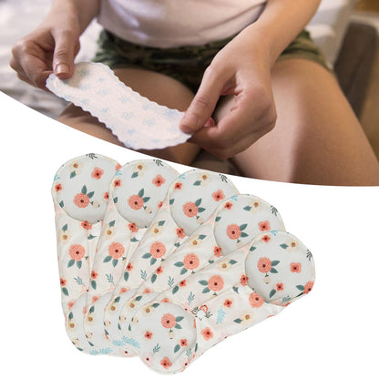 5pcs Reusable Menstrual Pads, Cloth Pads for Women, Reusable Period Pads, Reusable Pads for Women Washable Sanitary Napkins Reusable Cloth Menstrual Pads Breathable Feminine Pads
