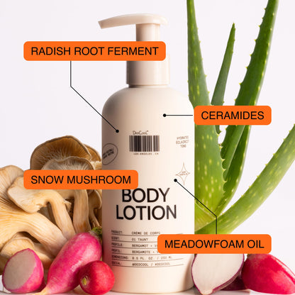 DedCool Body Lotion | 01 Taunt | Ceramides, Snow Mushroom & Meadowfoam Oil | Bergamot, Dew, Cassis, Vanilla & Amber | Non-Toxic, Vegan | 8.5 fl oz