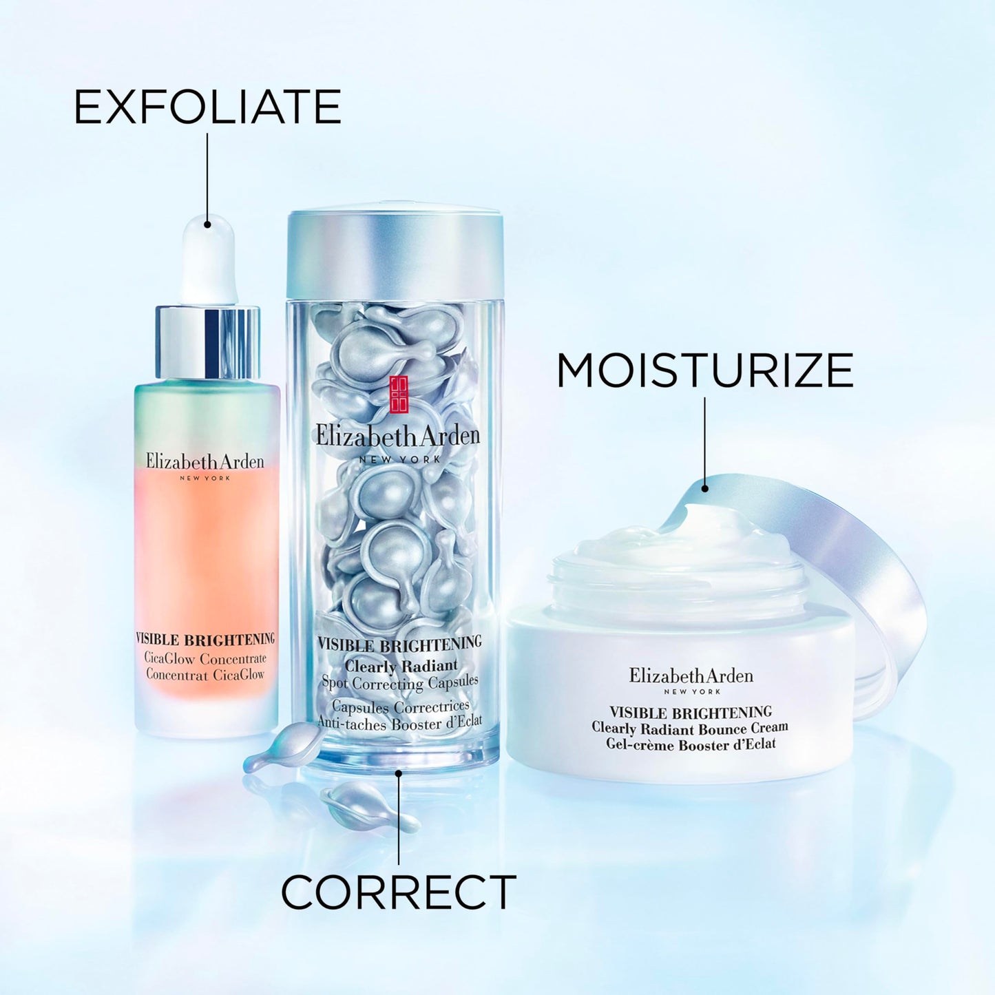Elizabeth Arden Visible Brightening Clearly Radiant Bounce Cream, Face Moisturizer to Smooth, Hydrate & Even Skin Tone, 1.7 fl oz