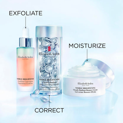 Elizabeth Arden Visible Brightening Clearly Radiant Bounce Cream, Face Moisturizer to Smooth, Hydrate & Even Skin Tone, 1.7 fl oz