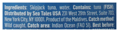 Sea Tales, Tuna Skipjack In Water NSA, 5 Ounce