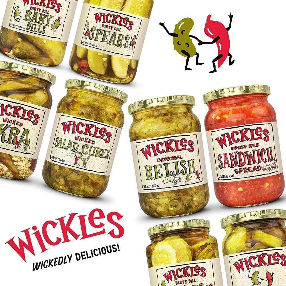 Wickles Dirty Dill Cocktail Cornichons (12 OZ, Pack of 1)