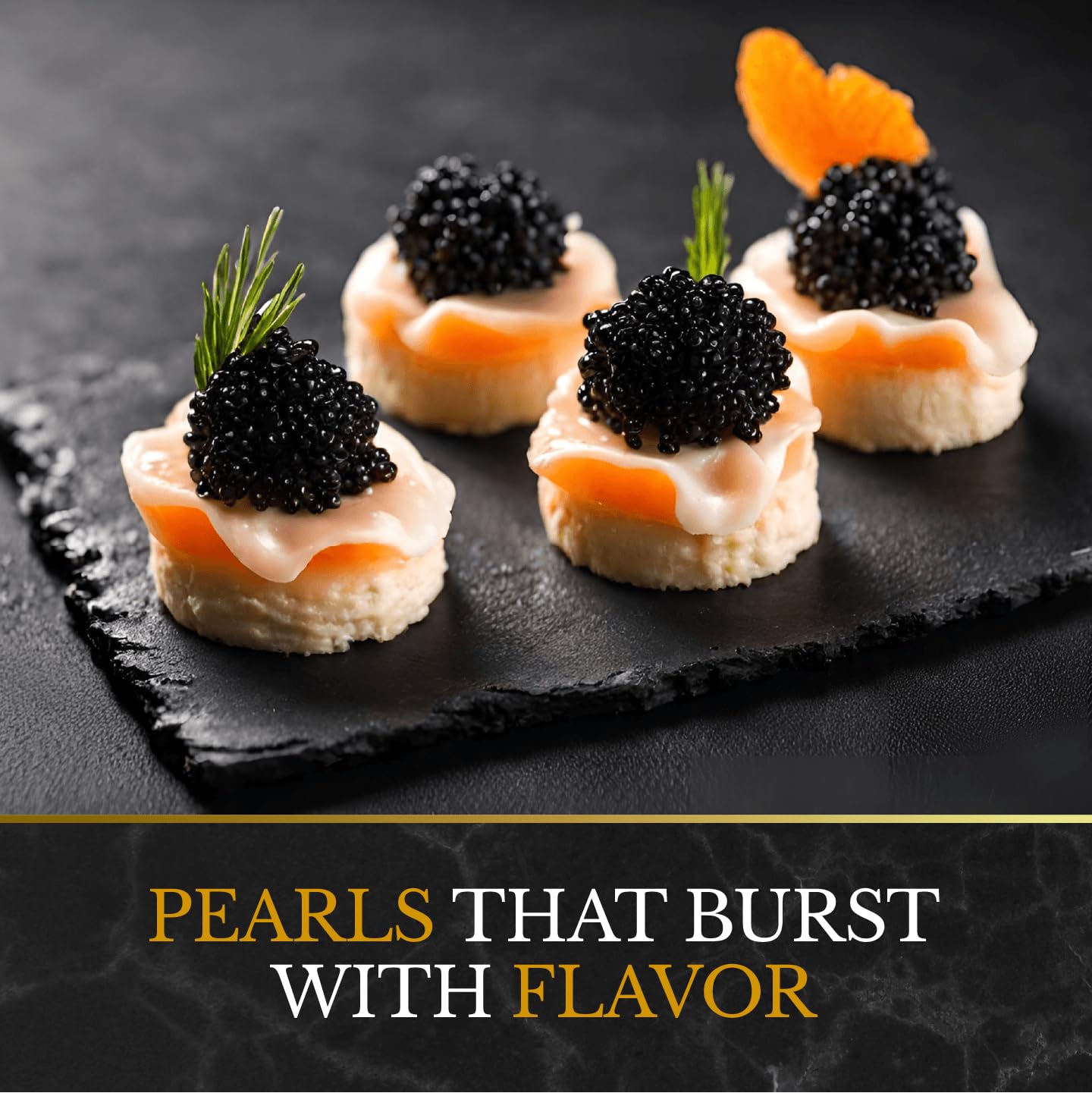Tradino Premium Black Truffle Pearls | Gourmet Finishing Pearls from Spain | Luxury Gourmet Finishing | Perfect for Easter Brunch, Appetizers & Holiday Cooking | 2.82 Oz