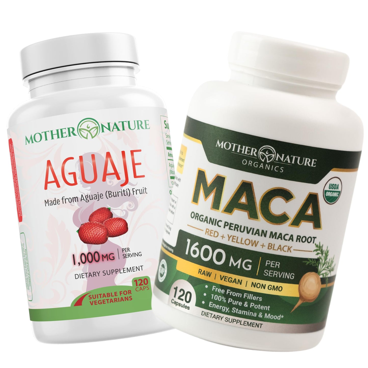 Feminine Vitality Duo Supplement for Curves, Energy & Hormonal Balance