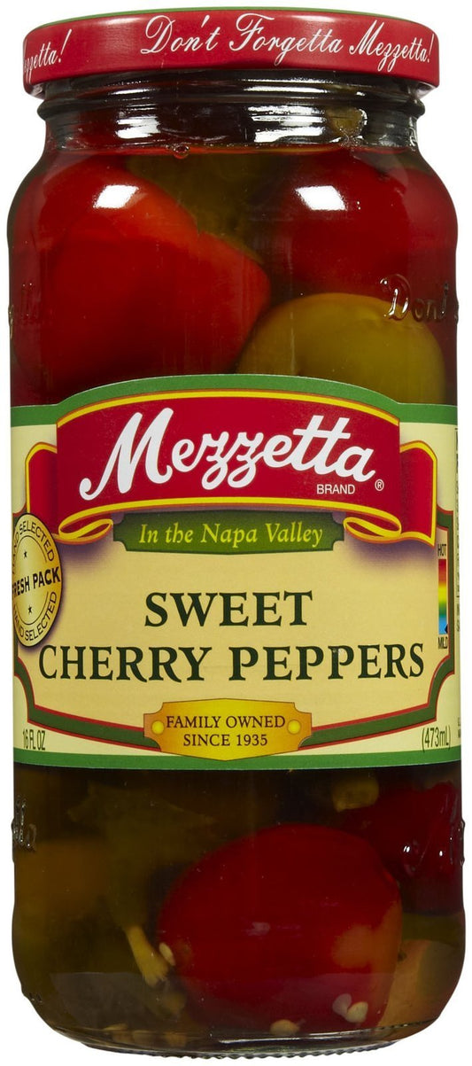 Mezzetta Sweet Cherry Peppers, 16 oz