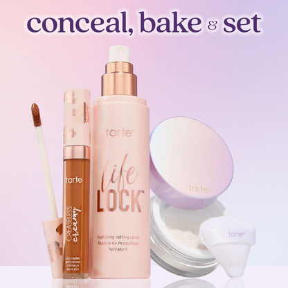 tarte Life Lock Hydrating Setting Spray – 10-in-1 Weightless Mist with Hyaluronic Acid to Hydrate & Lock Long-Lasting Makeup, Waterproof, Sweatproof & Transfer-Resistant, Vegan & Cruelty Free