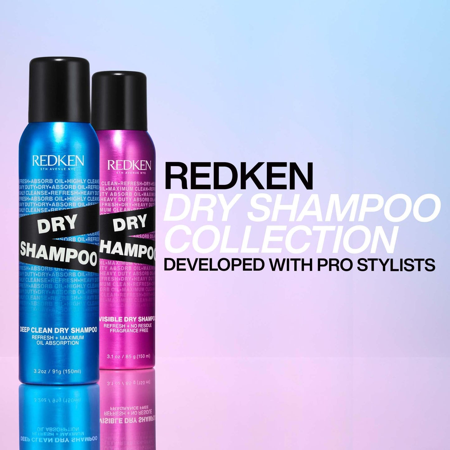 Redken Invisible Dry Shampoo For All Hair Types - Lightweight & Residue-Free, Fragrance-Free